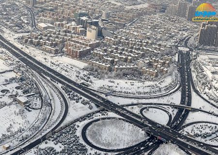 (تصاویر) جاهای دیدنی تهران در یک روز برفی