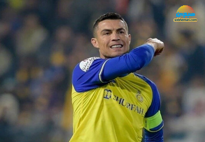 (عکس) واکنش رونالدو به اولین بازی با پیراهن النصر