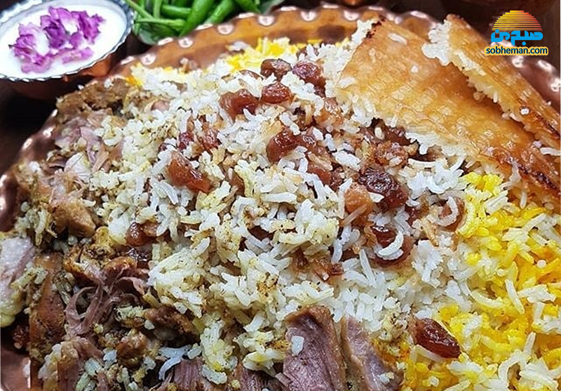 طرز تهیه تهچین گرمساری