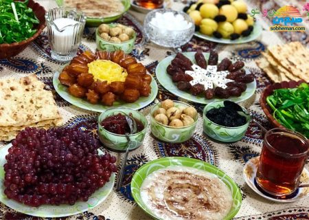 غذاهایی ساده برای سفره افطار رنگی