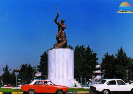 (عکس) تنها مجسمه‌ باقی‌مانده از دوران پهلوی