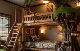 تخت خواب هایی به سبک خانه درختی!