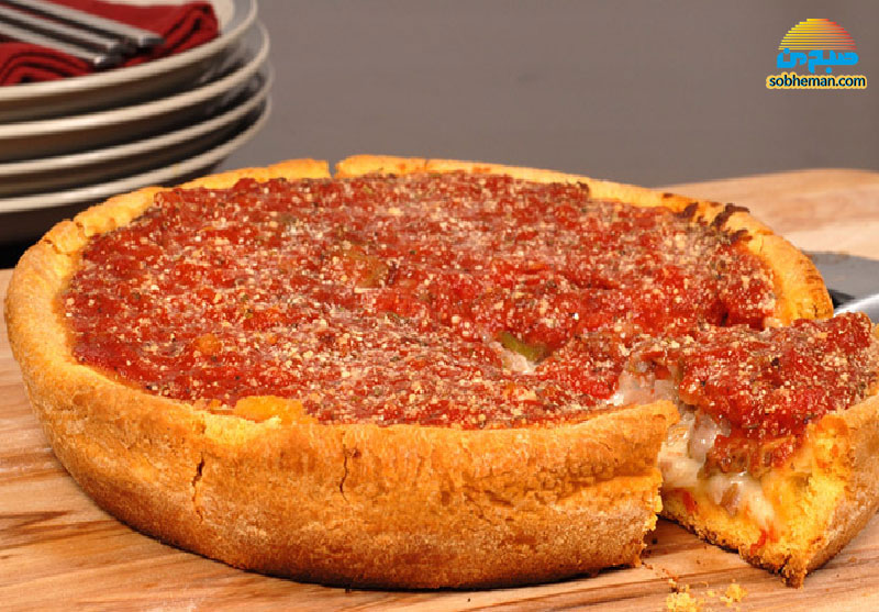 پیتزا شیکاگو؛ تجربه طعمی متفاوت از آشپزخانه‌ی آمریکایی