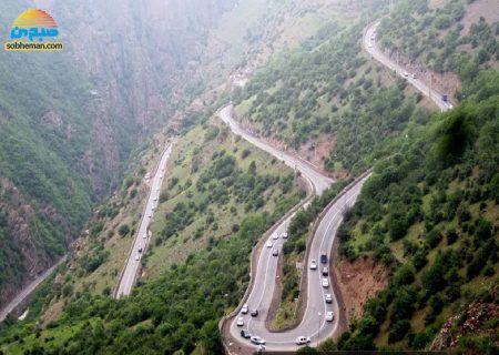 (عکس) جاده چالوس در زمان ناصرالدین‌شاه