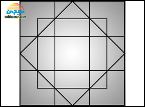در تصویر چند مربع وجود دارد؟