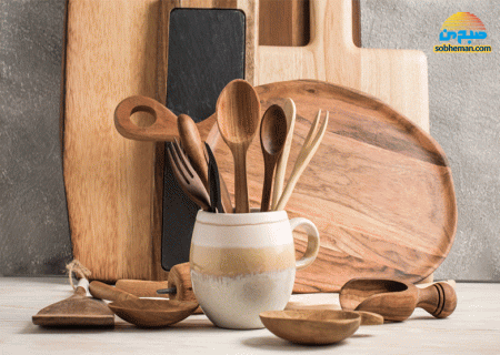شستشو و ضدعفونی کردن ظروف چوبی