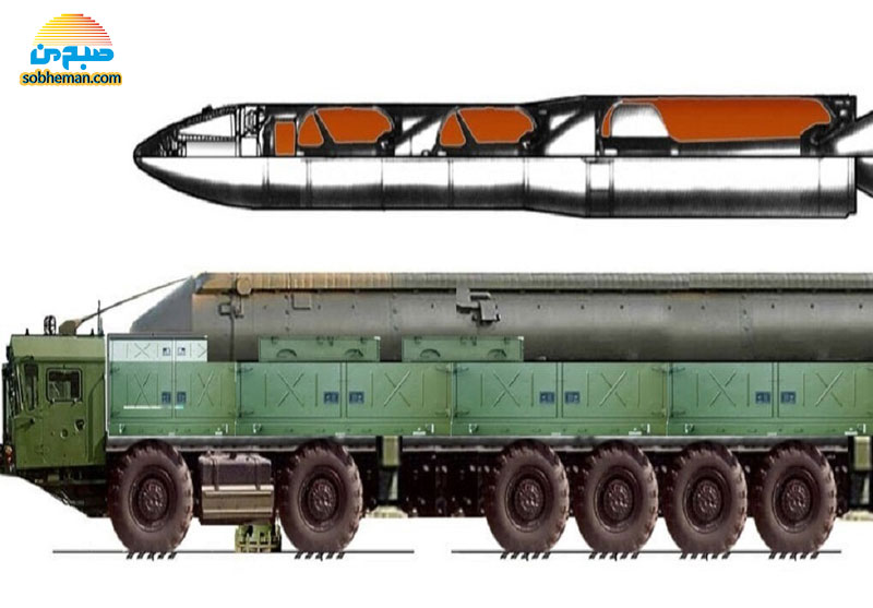 (ویدئو) موشک قاره‌پیمای عجیبی که روسیه به اوکراین شلیک کرد